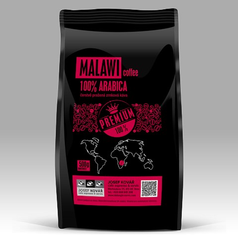 MALAWI 100% Arabica Káva s původem